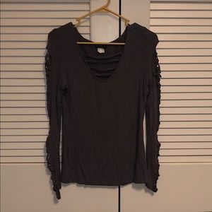 Cut-Out Sleeve Top